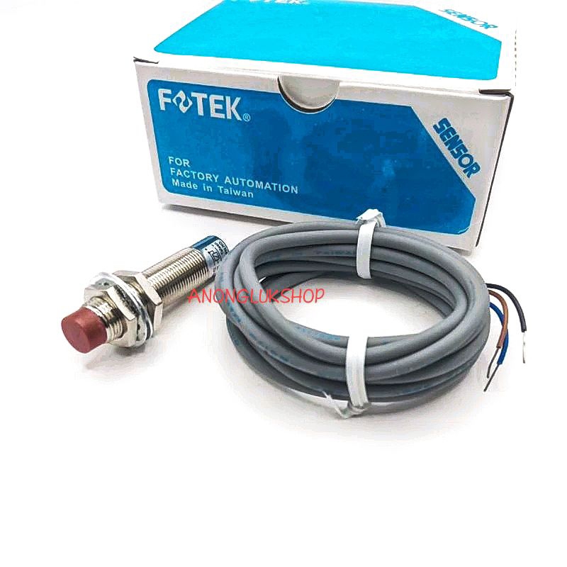 PM12-04N FOTEK Proximity Sensor M12 เซ็นเซอร์จับโลหะ 3สาย NPN NO ระยะการจับ 4มิล