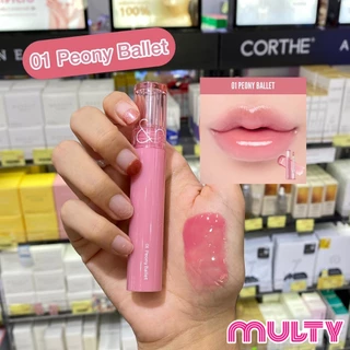 Rom&nd-Glasting Color Gloss 6 Colors 4g. ลิปลิซ่า ลิปกลอส