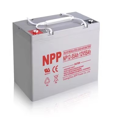 แบตเตอรี่โซล่าเซลล์ 12V 55AH แบตเตอรี่แห้ง Deep Cycle NPP เกรด A แบตเจล แบตโซล่าเซลล์ โซล่าเซลล์ สินค้าดีม