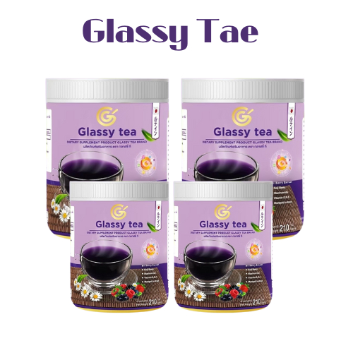 ผลิตภัณฑ์เสริมอาหารชากลาสซี่มิกซ์ Glassy Mix 2 แถม 2 ขนาด 210 กรัม