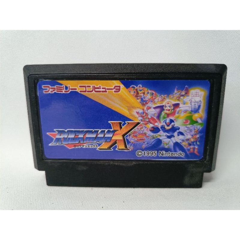 Rockman X ตลับ Famicom ตลับ ic หนักๆ เกมแนวผจญภัย 8bit