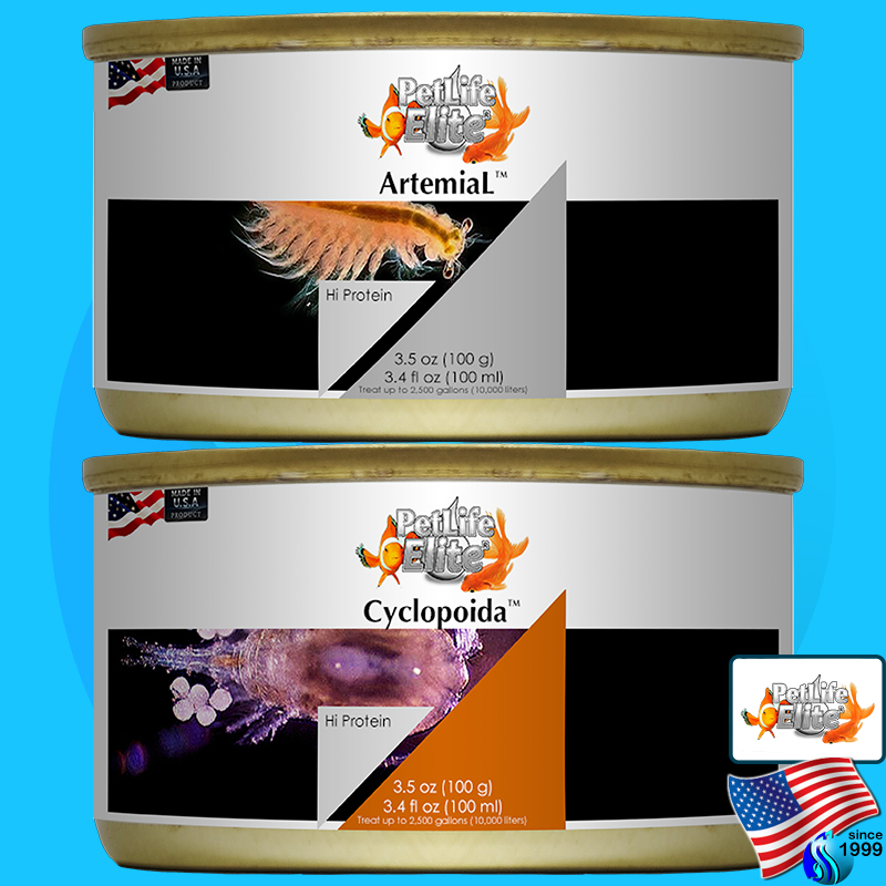 PetLifeElite ArtemiaL / Cyclopoida 100g ไรทะเลสด อาร์ทีเมียสด อาหารปลา ปะการัง กุ้ง ปู Brine Shrimp Artemia cyclop eeze