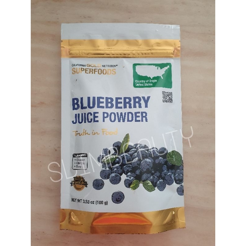 Blueberry Juice Powder ผงบลูเบอร์รี่ ขนาด 100 g