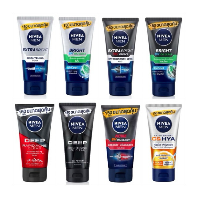 Nivea men deep rapid acne foam /100 g /150 g