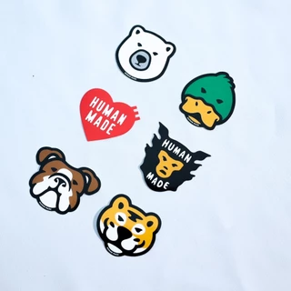 🔥พร้อมส่ง🔥 สติ๊กเกอร์รูปสัตว์ (เซต 6 ชิ้น) จากแบรนด์ Human Made ของแท้💯