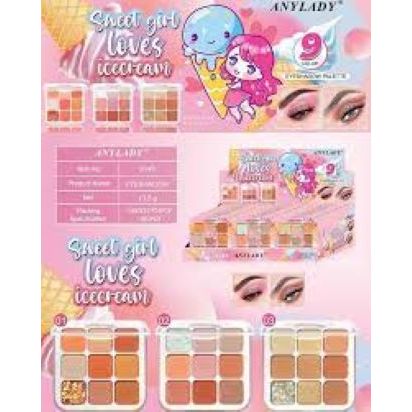ANYLADY Eyeshadow palette 9 ช่อง No8140