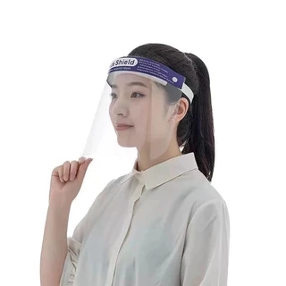 (พร้อมส่ง!) เฟสชิวแบบใส FACE SHIELD หน้ากากเฟสชิลสายยางยืด หน้ากากป้องกัน แบบสวม