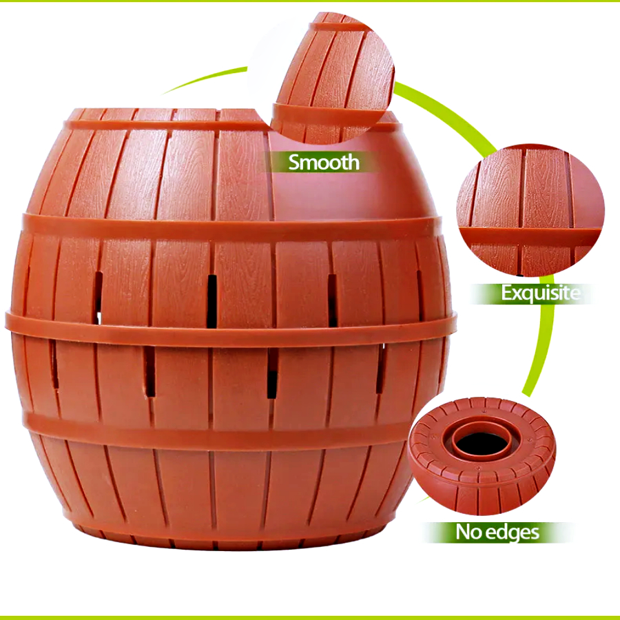 เกมส์เสียบถังโจรสลัด เกมส์เล่นเสี่ยงดวง ของเล่นเสริมพัฒนาการ เกมส์ของเล่นถังโจรสลัด ถังเสียบโจรสลัด - รูปที่ 6