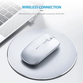 [ประกันศูนย์6เดือน] เมาส์ Inphic M1Pro M1 Pro [3in1] บลูทูธ + ไร้สาย เมาส์บลูทูธ Wireless Bluetooth 4.0+5.0 เม้าส์ไร้สาย