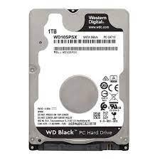 HARDDISK NOTEBOOK HDD WD 2.5 BLACK 1TB 7200RPM Model : WD10SPSXประกัน5ปี