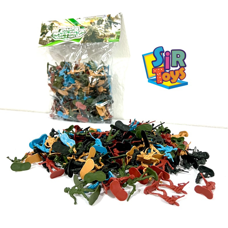 ทหารจิ๋ว หลากสี 150 ตัว armor action ของเล่นทหารราคาถูก - รูปที่ 2
