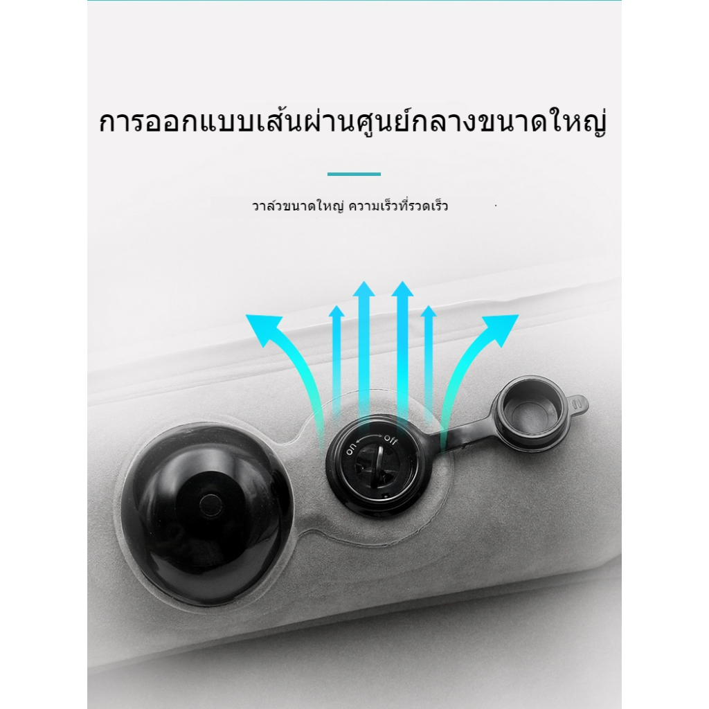 ✅กดเพื่อพองตัว หมอนเป่าลมพกพายามเดินทาง แก้เมื่อย หมอน หมอนรองคอ พกพาสะดวก