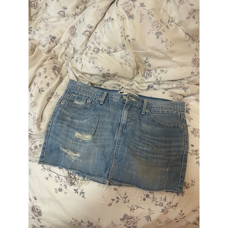 levi's กระโปรงยีนส์เอวต่ำ