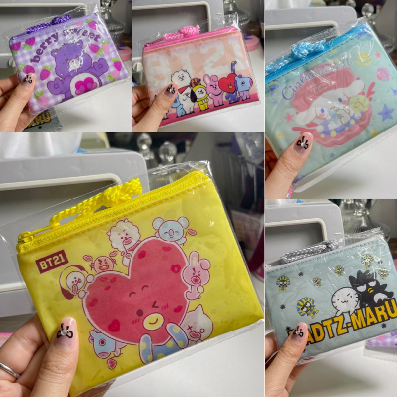 กระเป๋าใส่เหรียญลายการ์ตูนน่ารักๆ
