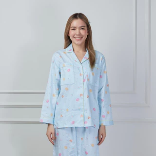 ชุดนอน sliptosleep - Sweet Dream Long Sleeve Pants Set