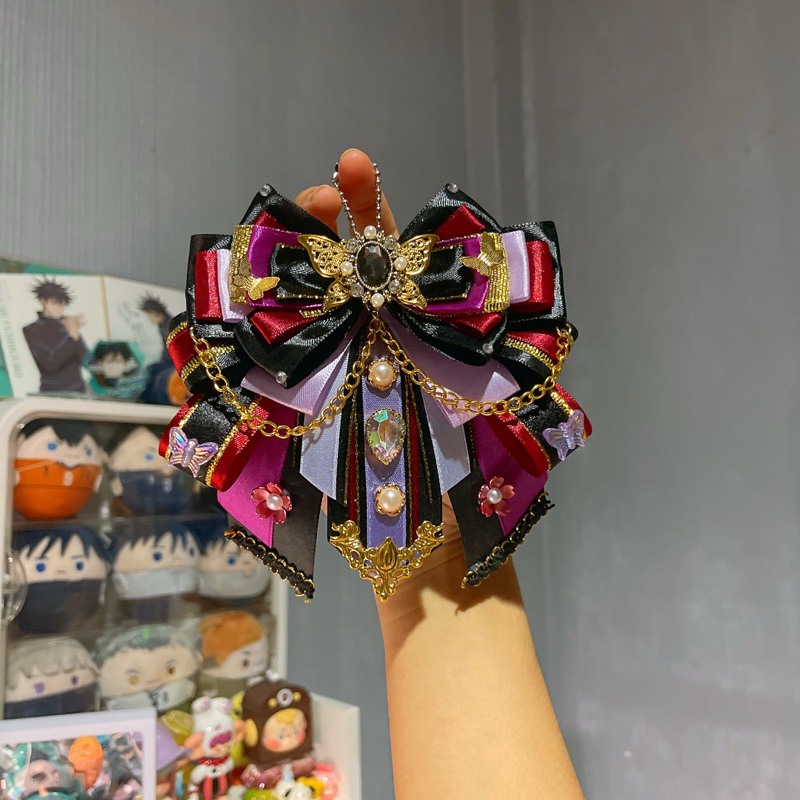 โบว์พวงกุญแจห้อยตกแต่ง (ใช้ติดแท่งไฟรบกวนแจ้งในแชท/หมายเหตุก่อนนะคะ)