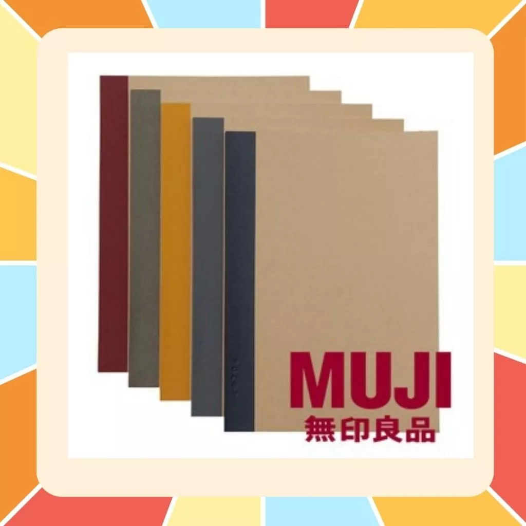 MUJI สมุดเส้นบรรทัด ขนาด B5 สมุดมูจิ สมุดแบบเส้นบรรทัด แพ็ค 5 เล่ม กระดาษเขียนลื่น มาตรฐานญี่ปุ่น