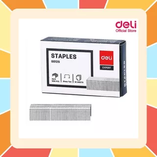 ลวดเย็บกระดาษ Deli 0012S Staples เบอร์ 26/6 และ 24/6 (30 Sheets) เย็บได้ 1,000 ครั้ง ลวดเย็บกระดาษ