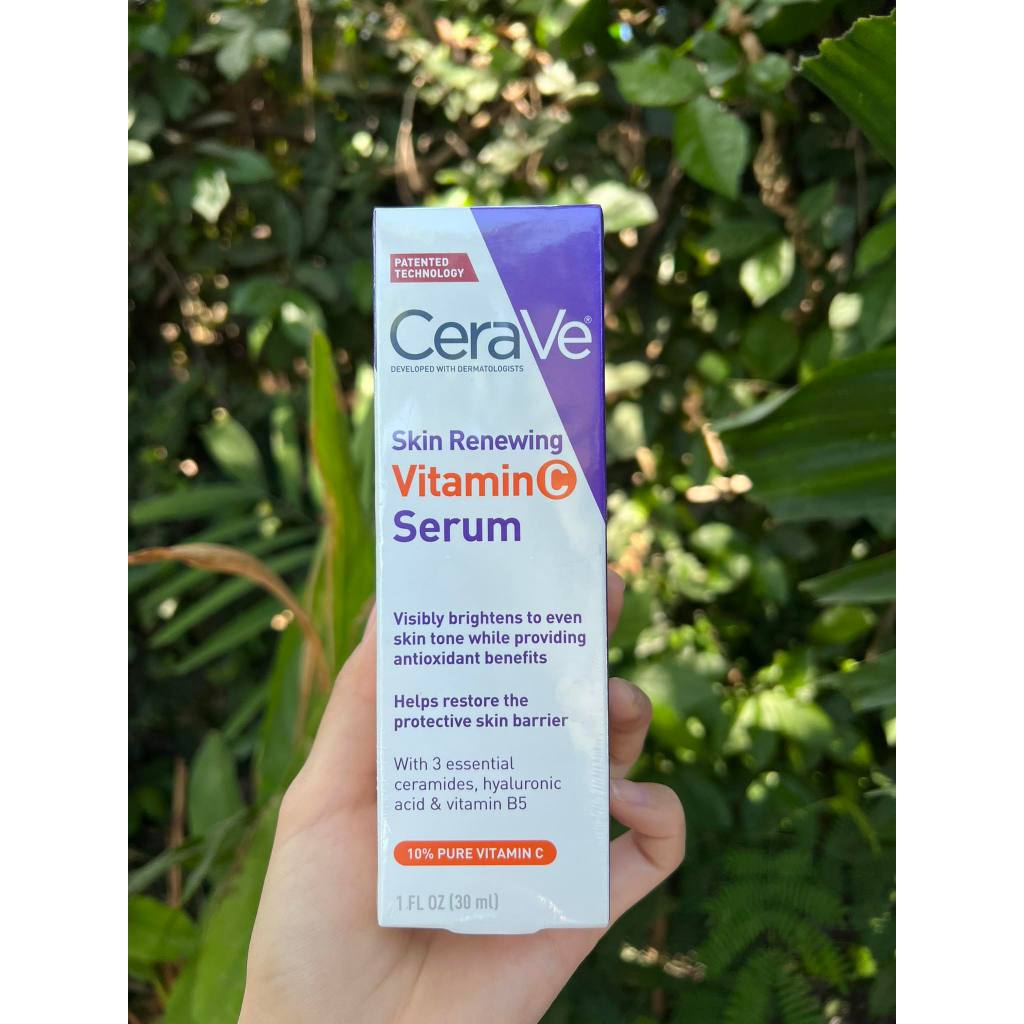 ฉลากไทย ของแท้ CeraVe Skin Renewing Vitamin C Serum 30ml.