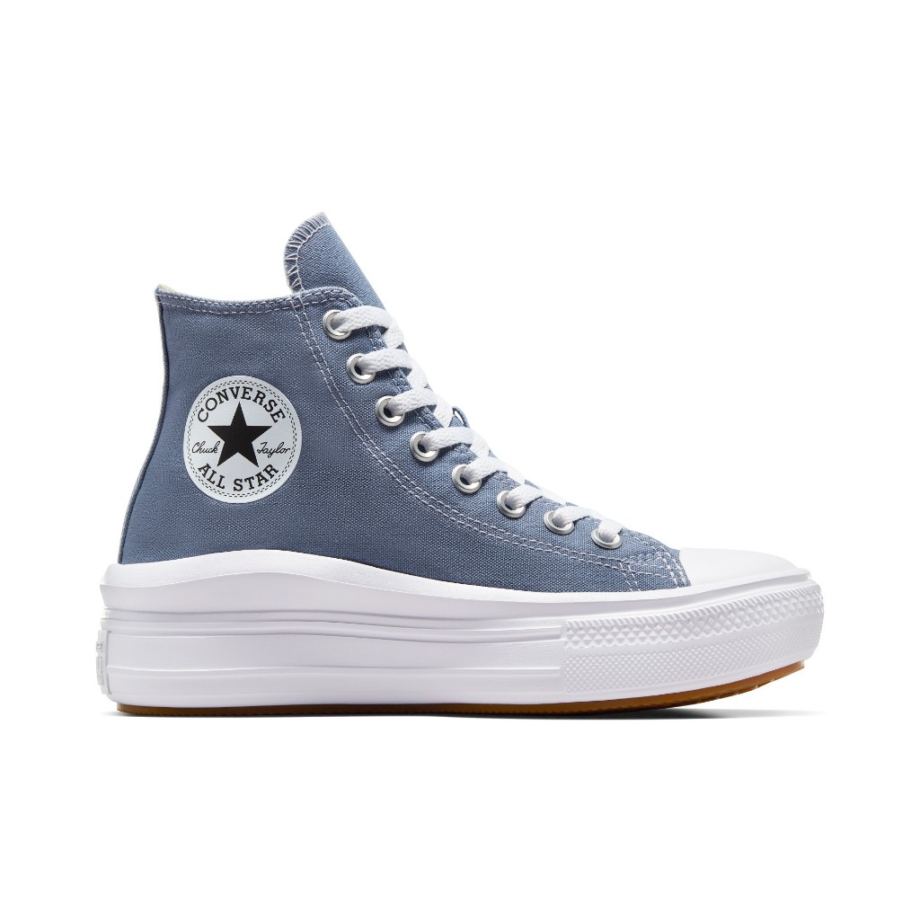 CONVERSE รองเท้าผ้าใบ รุ่น CTAS MOVE SEASONAL COLOR HI BLUE - A06500CF_S4BLXX สีฟ้า ผู้หญิง