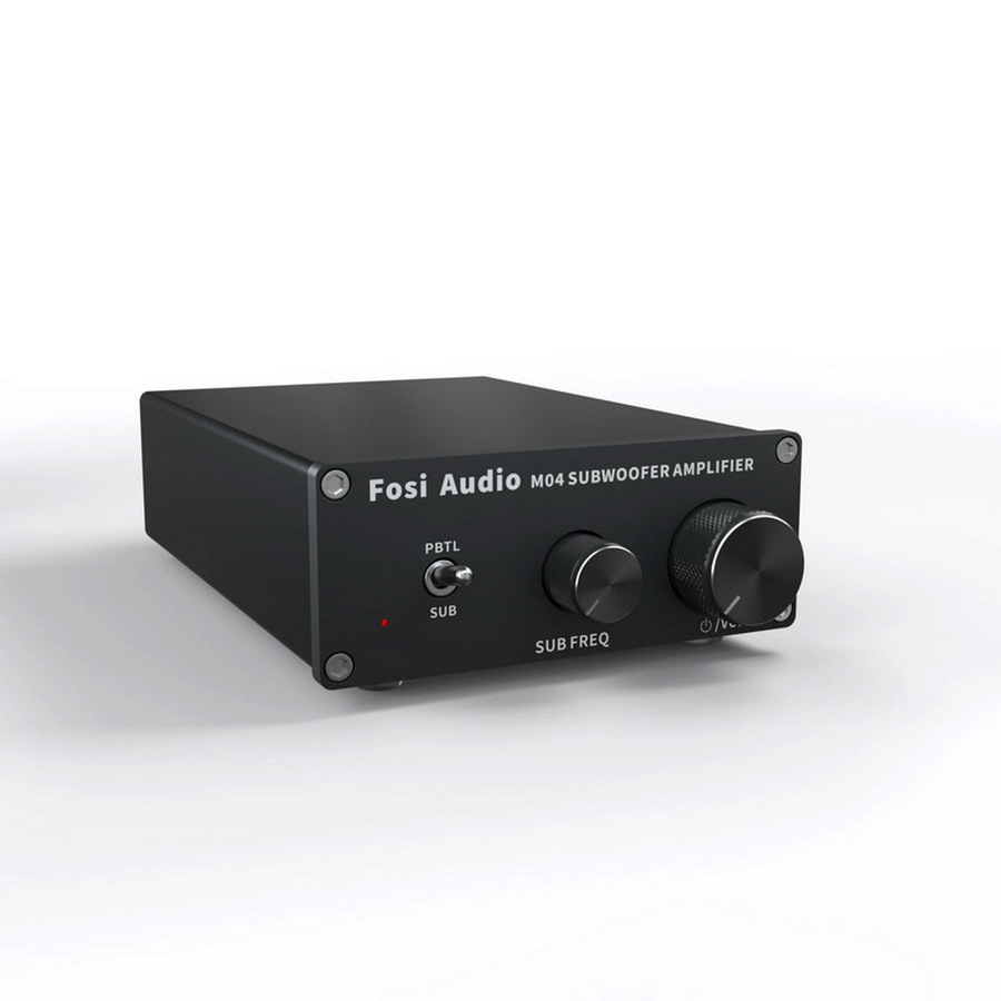 (ประกันศูนย์ไทย) Fosi Audio M04 ครื่องขยายเสียงซับวูฟเฟอร์ ขนาดเล็กแต่ทรงพลังรองรับ ClassD