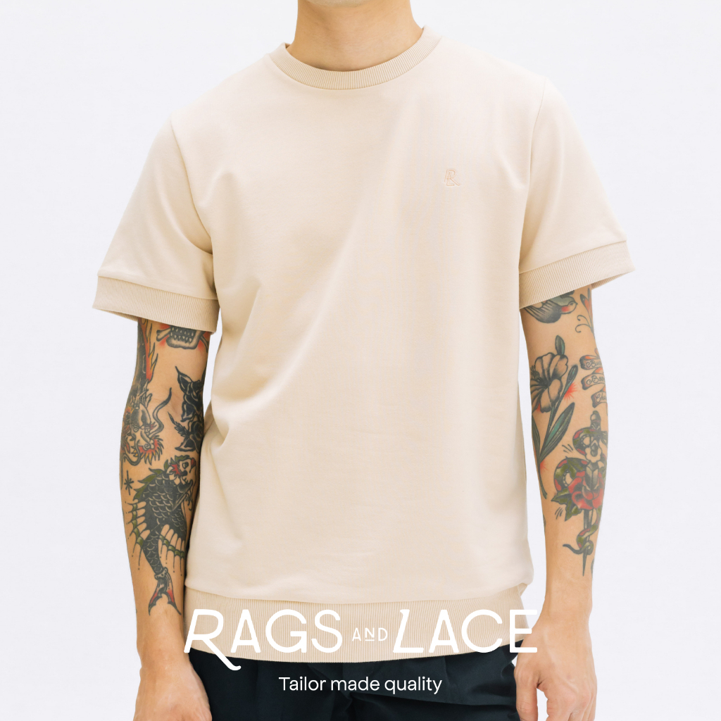 Rags and Lace เสื้อยืด Basic Tee ปักโลโก้ รวมทุกสี มี 5 สี