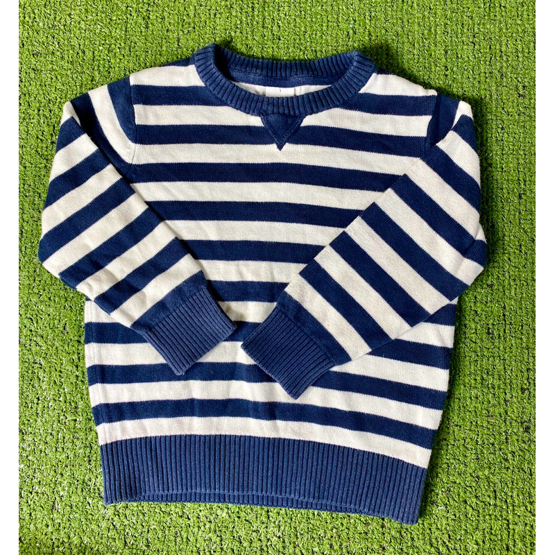 เสื้อแขนยาวลายขวาง 3-4ปี z98 มือ2