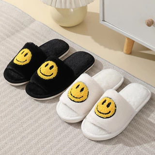 NANAKO รองเท้าใส่ในบ้าน รองเท้าใส่ในออฟฟิศ รองเท้าหน้ายิ้ม รองเท้าแตะ ใส่ในบ้าน