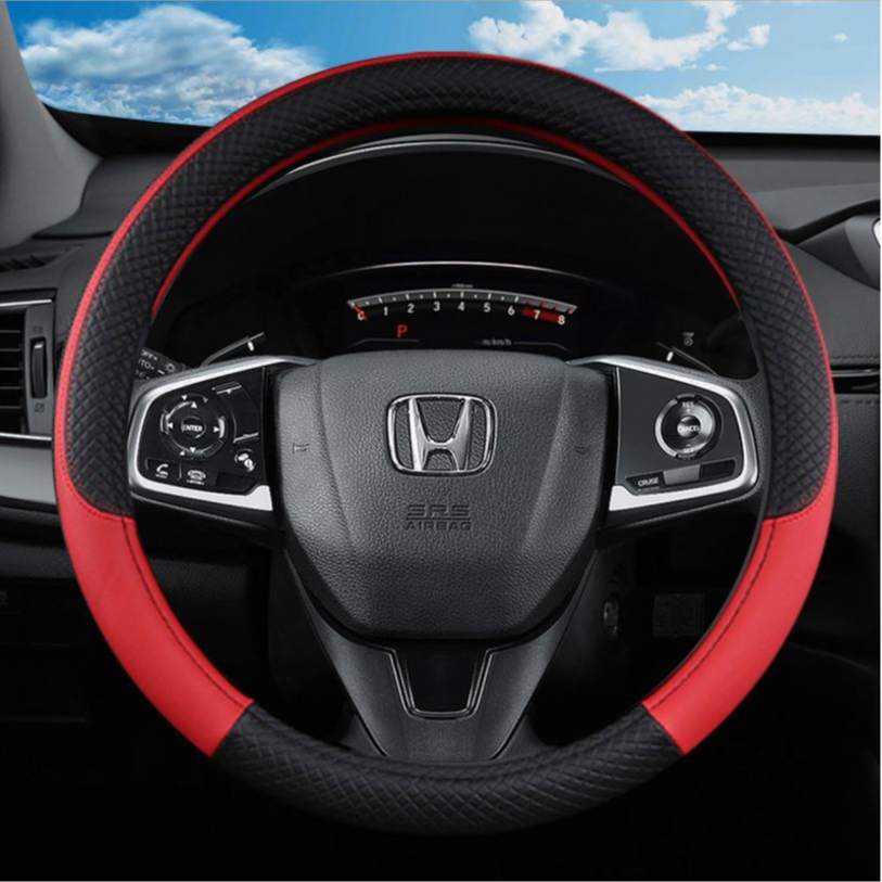 ปลอกหุ้มพวงมาลัย หุ้มพวงมาลัย ทุกยี่ห้อ หลายสี ขนาดมาตรฐาน HONDA TOYOTA