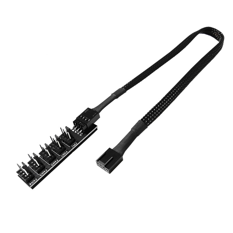 FAN HUB 1 TO 4 1 TO 5 4Pin 3Pin PWM แฟนฮับ สายพัดลม สายขยายช่องพัดลม (3-4 PIN) - รูปที่ 7