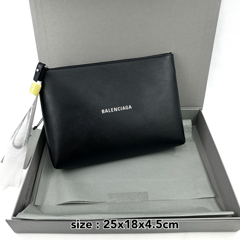 Balenciaga cash gusset pouch clutch with handle บาเลนเซียก้า คลัช กระเป๋า ของแท้
