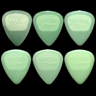 Dunlop Nylon รุ่น Dunlop Nylon Glow เรืองแสง ของแท้ 100% DUNLOP Guitar pick jim dunlop