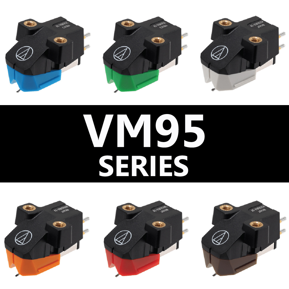 หัวเข็ม Audio Technica รุ่น VM95 : AT-VM95C, AT-VM95E, AT-VM95SP, AT-VM95EN, AT-VM95ML, AT-VM95SH เครื่องเล่นแผ่นเสียง