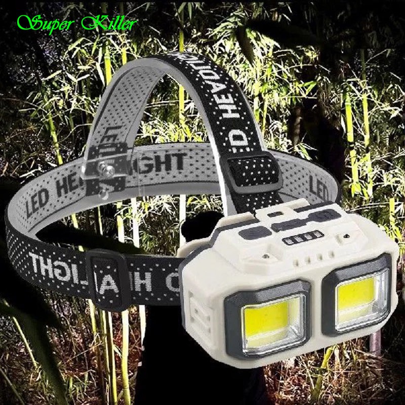 ไฟฉายคาดศีรษะ LED ชาร์จไฟ USB ไฟฉายคาดหัว สว่างมาก ใช้ COB+ไฟ ไฟฉายติดหน้าผาก กันน้ำ มีระบบเซนเซอร์

<p>“><center></p>
<h4></h4>
<p><p><font color=
