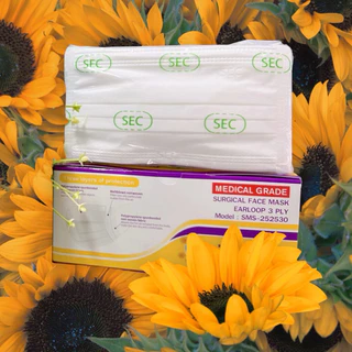 พร้อมส่ง ถูกที่สุด‼️SEC by Nelson แมสผู้ใหญ่ 3 ชั้น ส่งตรงจากโรงงานงานไทย ของแท้มีอย.รับประกัน (50ชิ้น)