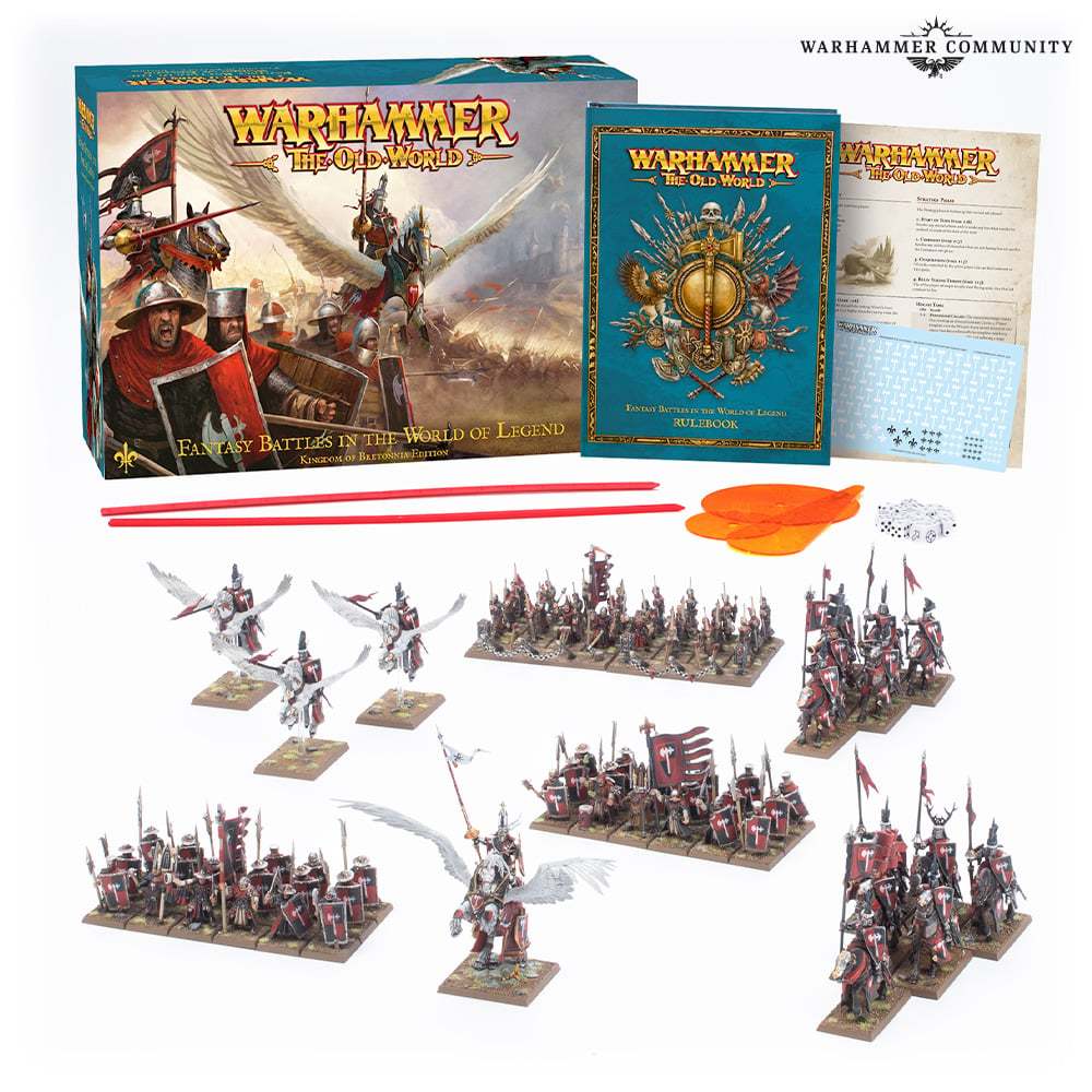 (GWพร้อมส่ง) WARHAMMER THE OLD WORLD: KINGDOM OF BRETONNIA BATTALION (ENG) สินค้าหายากกองทัพแฟนตาซีว