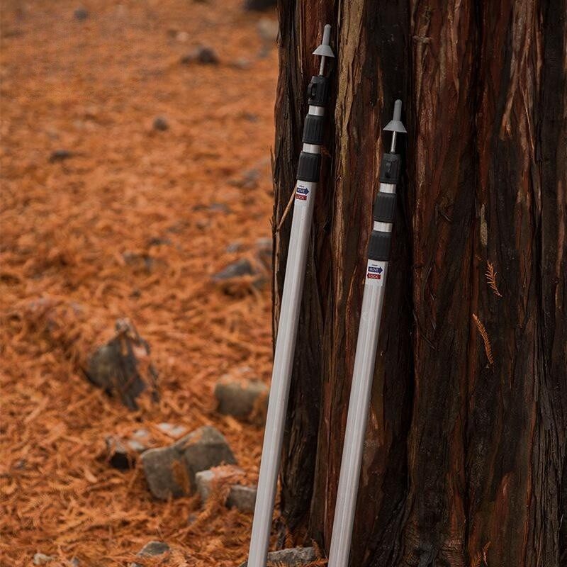 พร้อมส่ง เสาฟลายชีท ยาว 300cm. ชุดละ 2 เสา สินค้าน้ำหนักเบาสามารถพกพาสะดวก ใช้ค้ำเต้นท์ ค้ำผ้าใบได้ดี - รูปที่ 7