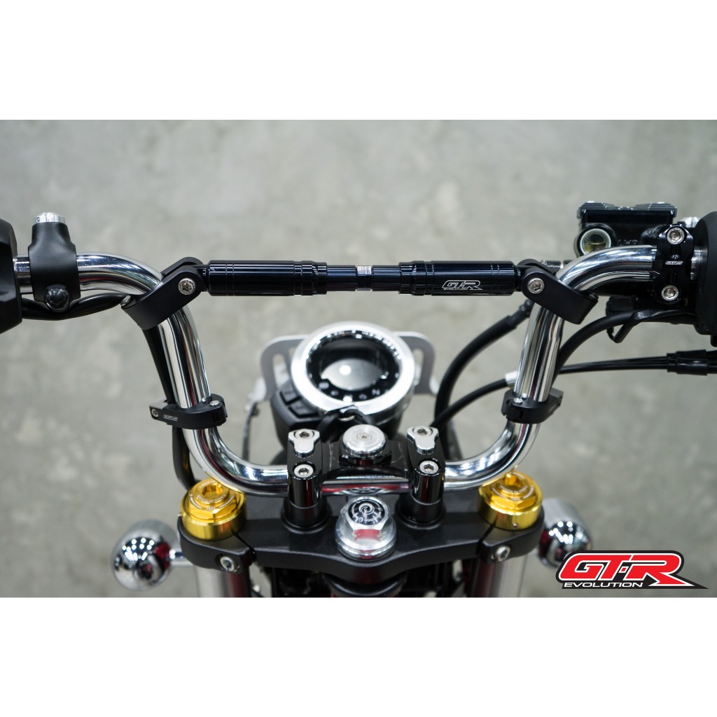 คานแฮนด์ GTR PG-1/ST-125Dax/MONKEY-125/CT-125 (ปรับได้) - เงิน - แดง - ทอง - ดำ- น้ำเงิน ราคา 1,320 บาท/อัน