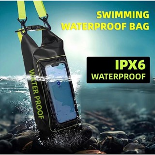 กระเป๋ากันน้ำพกพาพีวีซี 2L กระเป๋าว่ายน้ำสำหรับล่องลอยล่องแพ…