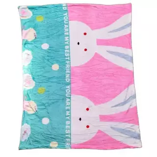 ผ้าห่มสำหรับเด็กอนุบาล ทำจากผ้านาโน ผ้าสำลีกำมะหยี่ ขนาด 85*110 cm. เก็บปลายทางได้