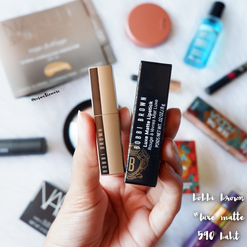 พร้อมส่ง! [ป้ายไทย] bobbi brown luxe matte lipstick 0.8g สี claret