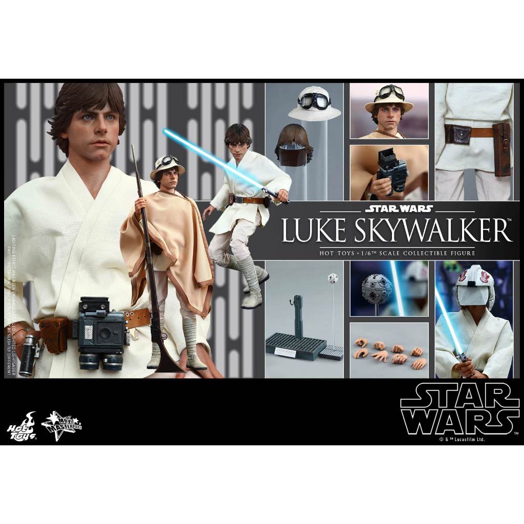 Hot Toys MMS297 Luke Skywalker EP.4 A New Hope - **มือสองสภาพดี** **สินค้าพร้อมส่ง**