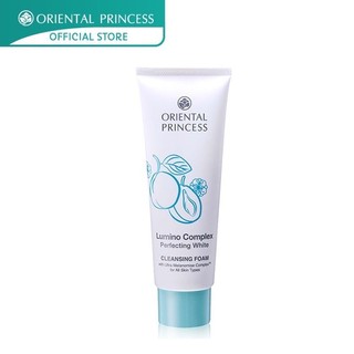 แท้ โฟมล้างหน้าวงค์สว่าง ลูมิโนOriental Princess Lumino Complex Perfecting White Cleansing Foam 100g.