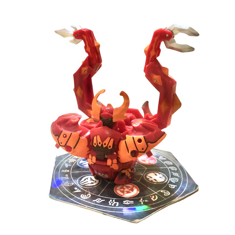 Sega Toys Bakugan CS-015 Bakugan Combat Set Krakix + Vicer ( Custom Painted As Anime ) #บาคุกัน