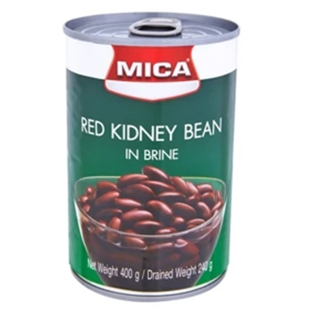 Mica Red Kidney Bean In Brine 400 g.ไมก้า ถั่วแดงในน้ำเกลือ 400 ก.วัตถุดิบ อาหาร ผักกระป่อง