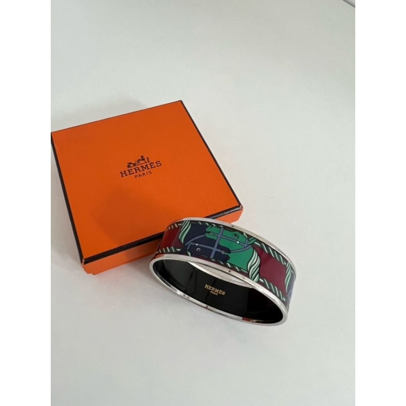 USED Hermes Tea for two Bangle Gm กำไลเออร์เมสแท้