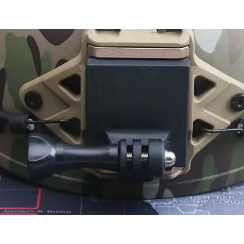 ฐาน (พลาสติก) ติดหมวก FAST/หมวกทหาร/TACTICAL HELMET สำหรับ โกโปร กล้องแอคชั่น for Gopro , DJI ACTION , Action camera