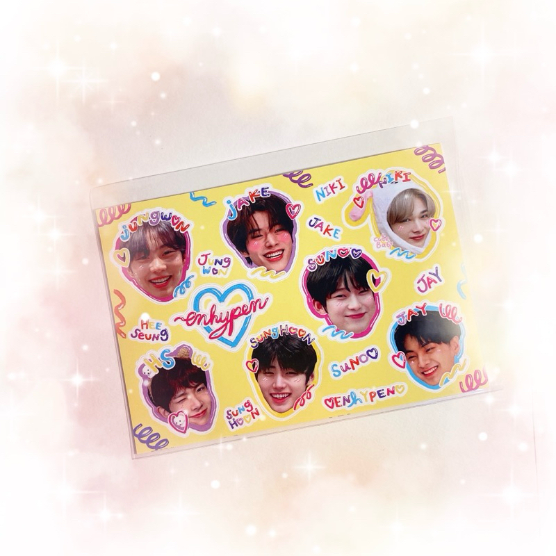 🔆 ENHYPEN sticker deco 🔆 สติกเกอร์ตกแต่ง เอนไฮเพน