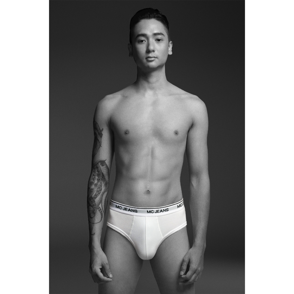 Mc jeans กางเกงในชาย ทรงบริ๊ฟส์ (Briefs)  MUWZ002 (1 ตัว)