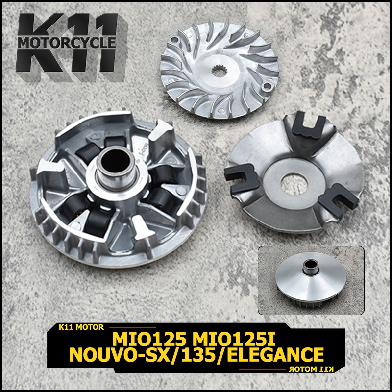ชามใส่เม็ด mio125 mio125i nouvo135-sx-elegance ชามเม็ดเดิม ชามหน้า มีโอ 125 นูโว135/เเอลีเเก้น ชามในล้อขับสายพานหน้า
